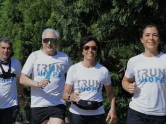 Run4Hope in Lombardia: Via da Como