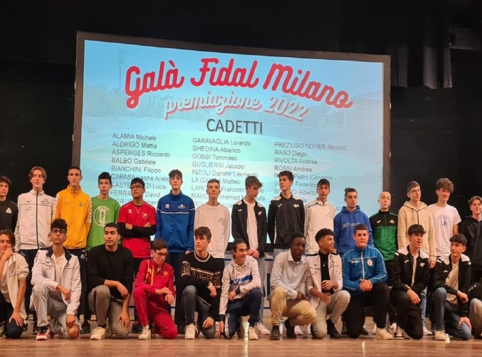 Giovani Protagonisti al Gran Gala FIDAL Milano