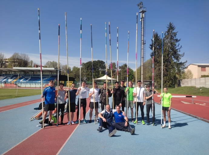 Decatleti Tedeschi in Allenamento a Saronno 