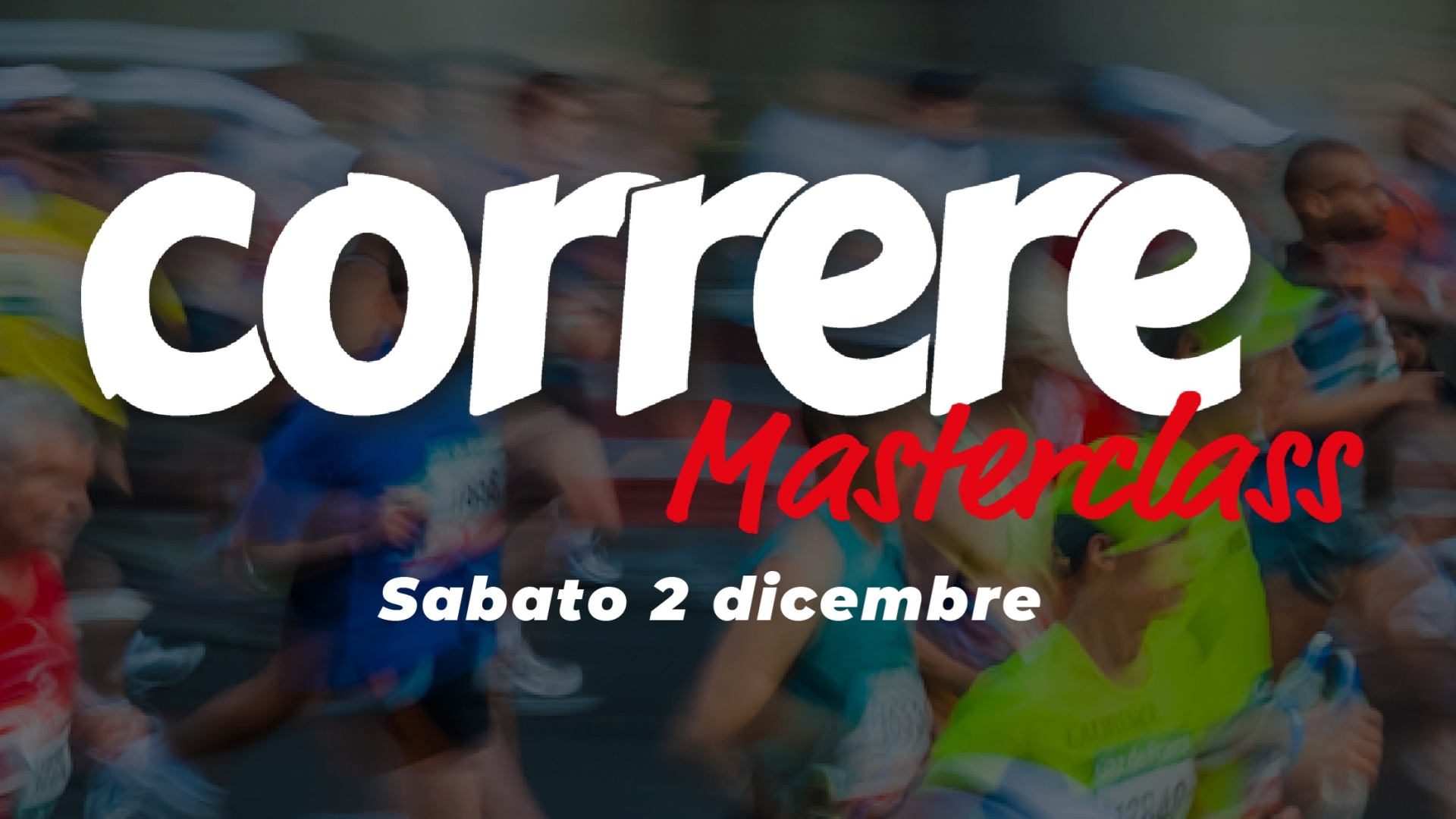 Sabato 2/12 il Master di “Correre” con La Torre