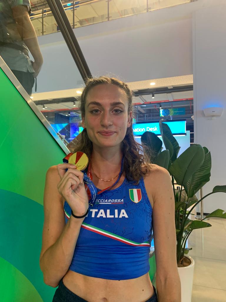 Laura Pellicoro Chengdu 2023 medaglia