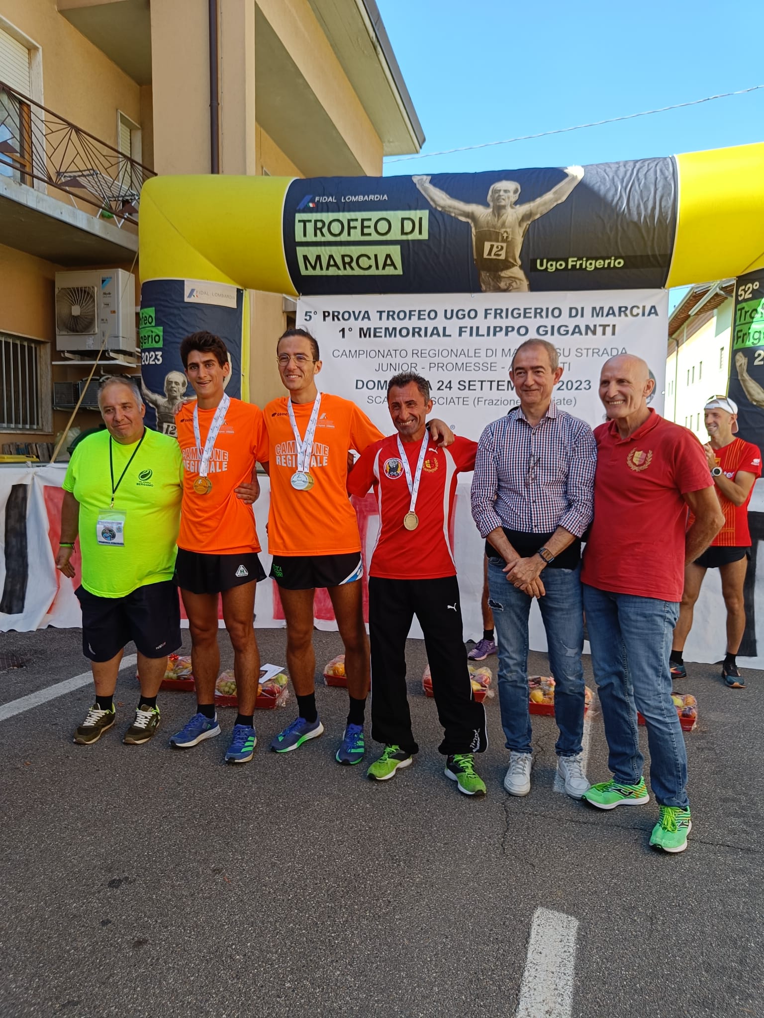 Marcia campioni regionali Scanzorosciate 2023