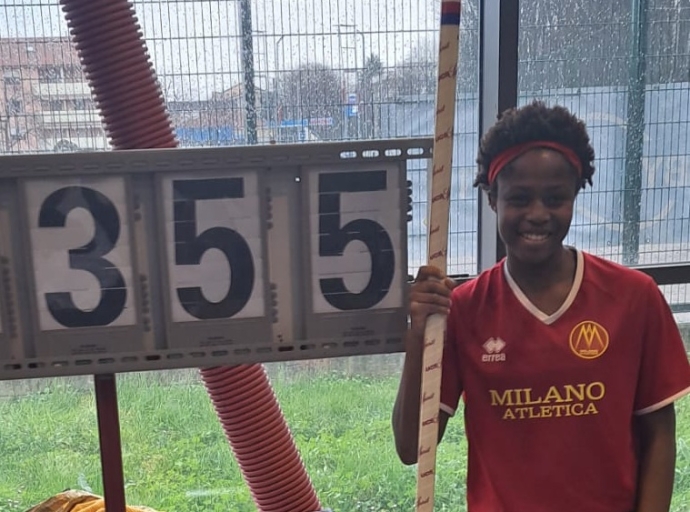 Regionali Cadetti: Edith Mauro Sale a 3,55