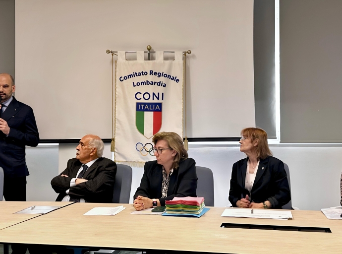 Conferma per Riva alla Guida del CONI Lombardo